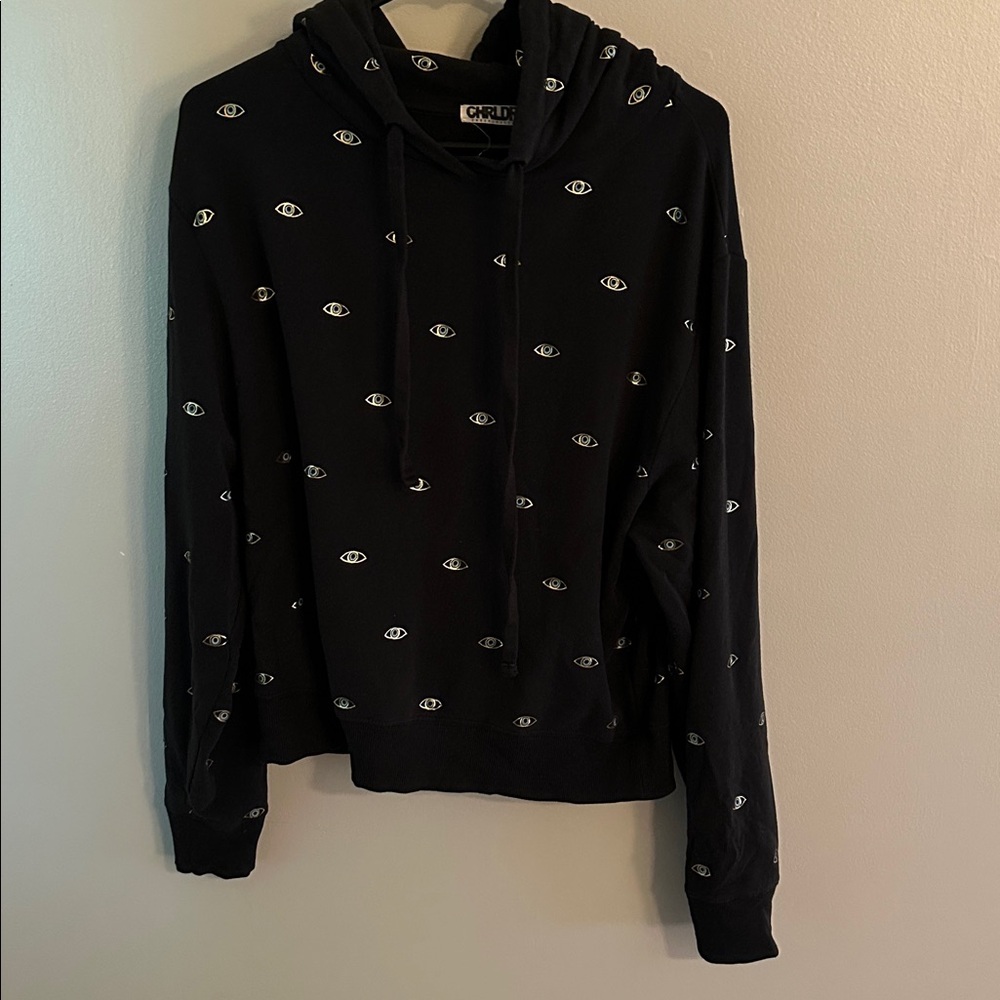 CHRLDR Midnight Hoodie with Eye Design